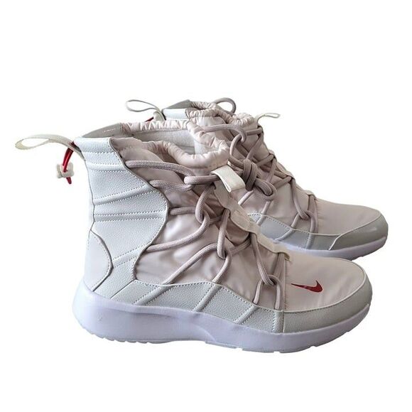 Nike Womens Shoes Beige 8 Tanjun High Rise Bungee Sneakers New - Picture 4 of 7